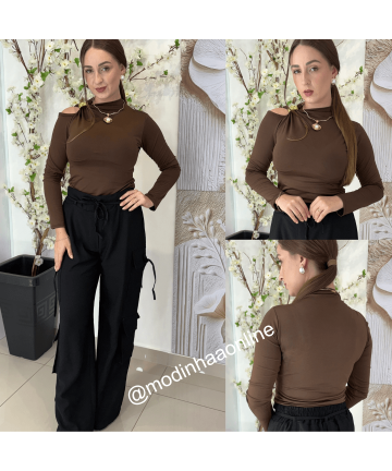 Blusa Astridy Marrom